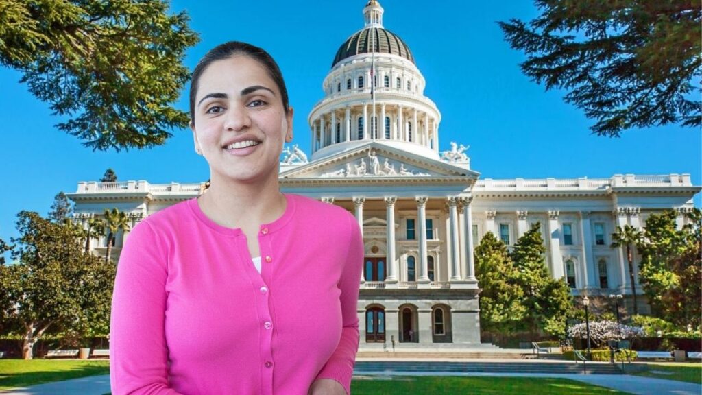 AIPAC-affiliated groups have spent more than $5 million to oppose state Sen. Aisha Wahab in California's East Bay congressional runoff, turning the race into a closely watched Democratic contest. (GV Wire Composite)