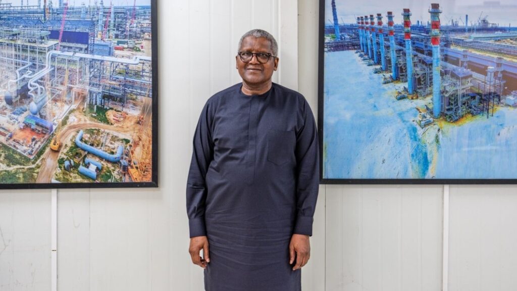 Aliko Dangote at his refinery office in Lagos, Nigeria, Jan. 15, 2026. Africans have turned to one of their own for fuel as the world’s supplies run low. But they are not the only ones with the continent’s richest man on speed dial. (Taiwo Aina/The New York Times)