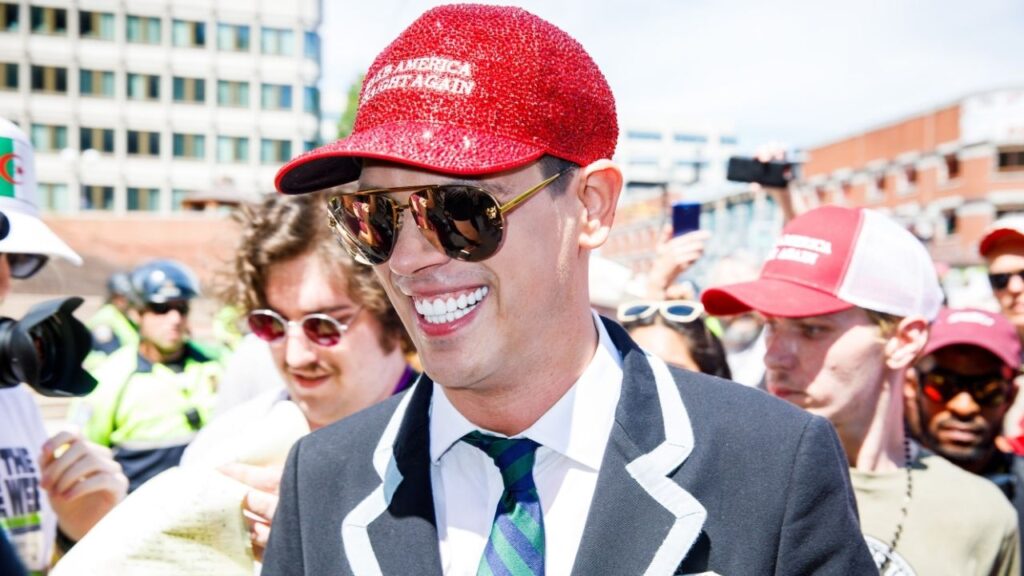 Milo Yiannopoulos is in ICE custody, though federal officials have not said where he is being held or why. (Shutterstock)