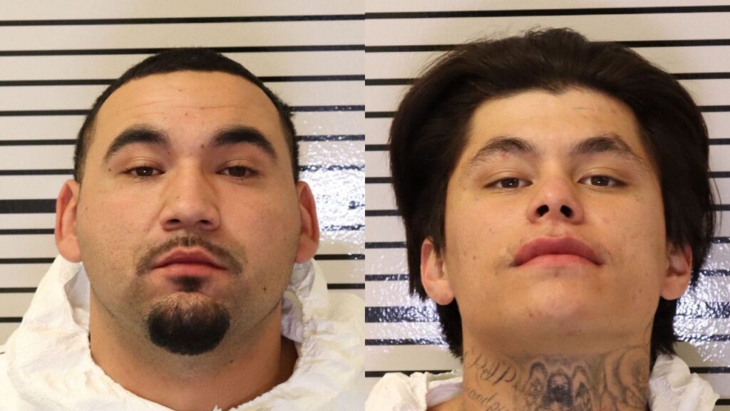 Cisco Vasquez (left) and Saul Ingraham were convicted of first-degree murder in the 2020 shooting death of a U.S. Army veteran in Tulare and face life in prison without parole. (Tulare County DA)