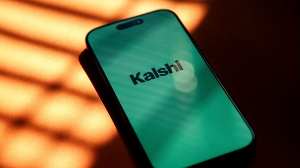 The Kalshi app on a phone in New York, July 2, 2026. A federal appeals court ruled on Friday, Aug. 28, 2026, that states had the ability to regulate prediction markets, a win for the states in an ongoing battle with federal regulators over who had authority over popular wagering platforms. (Eric Helgas/The New York Times)