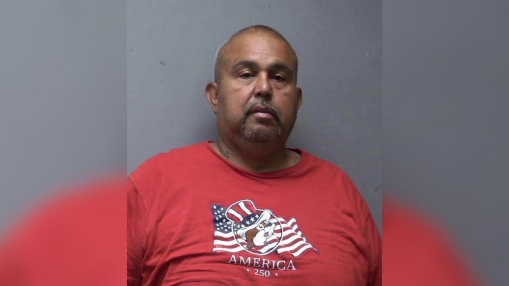 David Moreno, 51, was arrested Sunday after a woman was fatally shot in a domestic violence-related incident in Madera County, authorities said. (Madera County SO)