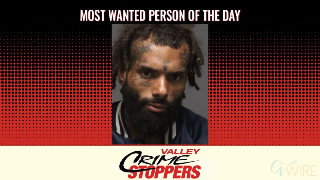 Elijah Mauquice Ford is Valley Crime Stoppers' Most Wanted Person of the Day for August 25, 2026. (Valley Crimes Stoppers)