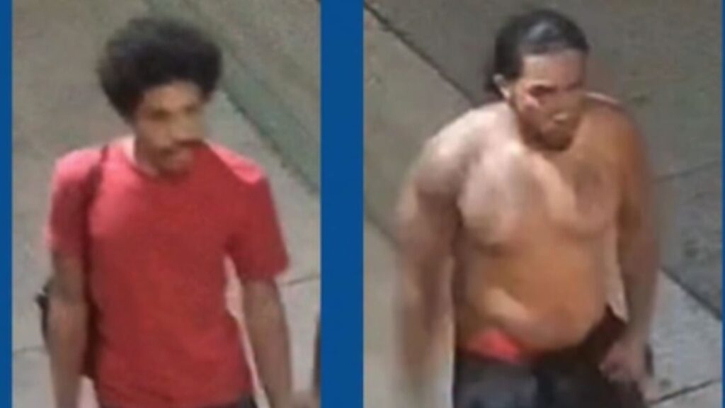 Fresno police are seeking suspects accused of assaulting a man, breaking his leg, and stealing his $1,000 iPhone. (Fresno PD)