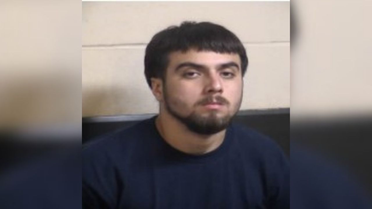 Fresno police arrested Jason Pritchard, 25, after officers said he assaulted his girlfriend during a domestic dispute while two children were inside the apartment. (Fresno PD)