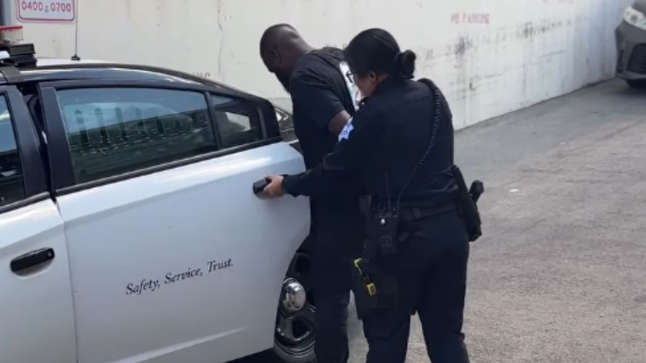 Fresno police arrested a 43-year-old shooting suspect Thursday after he allegedly rammed an undercover vehicle and fled. (Fresno PD)
