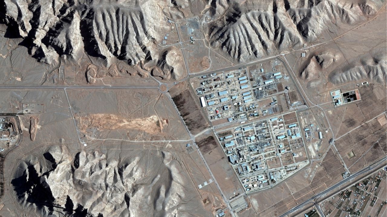 In a satellite image from Vantor, the Isfahan nuclear complex, where Iran stores most of its highly enriched uranium, June 26, 2026. Chief among President Donald Trump’s reasons for launching the war in Iran was preventing it from building a nuclear weapon. More than five months in, officials and experts say, the conflict may have slowed Iran’s nuclear program but not stopped it. (Satellite image ©2026 Vantor Technologies via The New York Times)