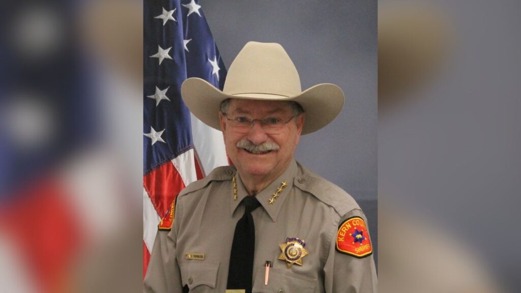 Kern County Sheriff Donny Youngblood announced Tuesday he will retire after nearly 50 years of service, including five terms as sheriff. (Kern County SO)
