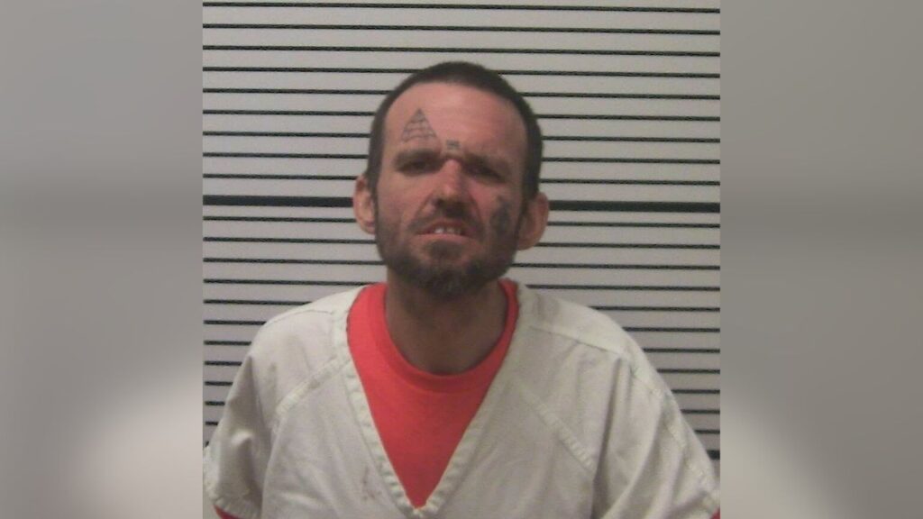 Lucas Dee Drak, 44, was sentenced to 18 years and eight months in state prison for a July knife attack in Porterville that ended with police shooting him as he tried to enter a crowded bar. (Tulare County DA)