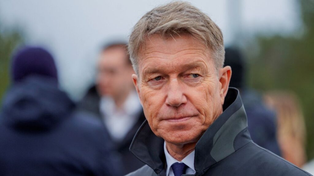 Norway's Energy Minister Terje Aasland attends a press conference in connection with the new realization of the carbon capture project at the waste incineration plant at Klemetsrud, Oslo, Norway January 27, 2025. (Reuters File)