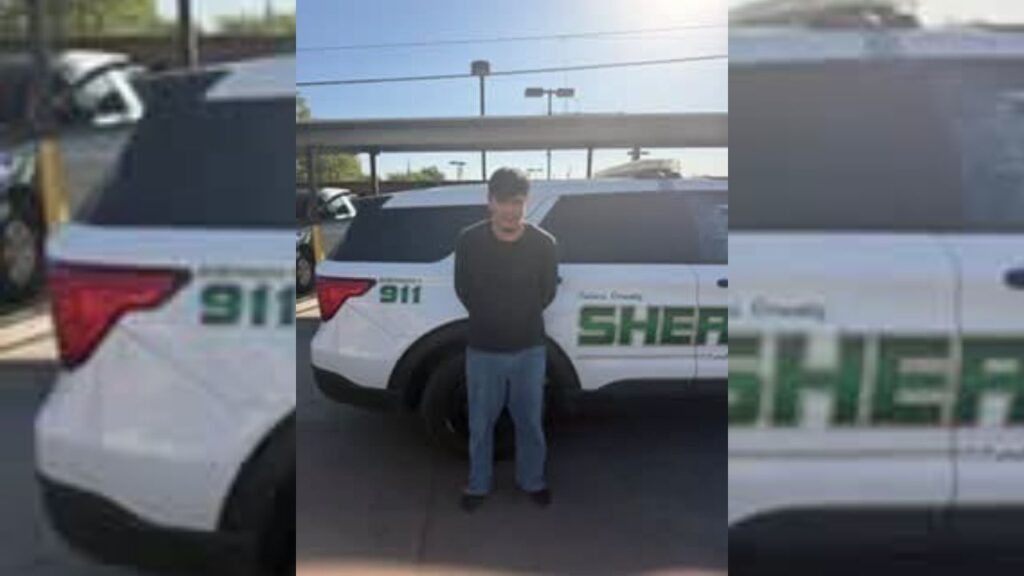 Pedro Villalobos, 27, was arrested on charges of lewd and lascivious acts with a minor under the age of 15. (Tulare County SO)