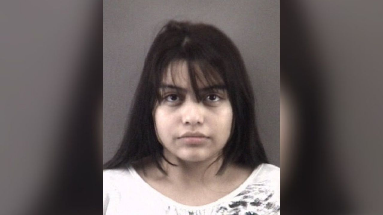 Sarah Lindsey Santiago, 17, charged with the murder of three men in a mosque in San Diego, appears in a police booking mugshot released by the Winston-Salem Police Department on August 31, 2026. Winston-Salem Police Department/Handout via REUTERS