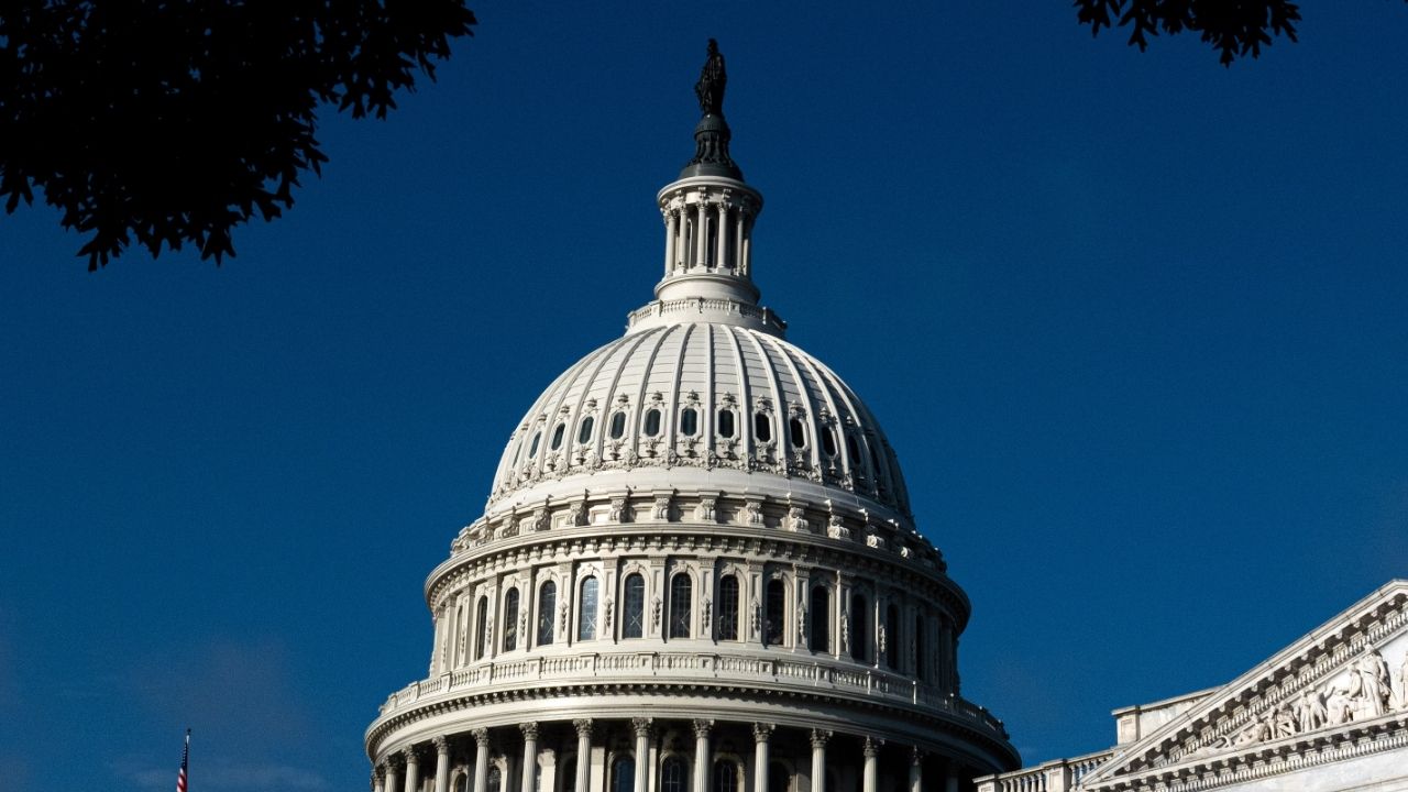 The Capitol building in Washington on Aug. 7, 2026. A man who parked a truck carrying a guillotine in the heart of Washington was arrested by the United States Capitol Police on Tuesday, Aug. 26, 2026, officials said. (Alex Kent/The New York Times)