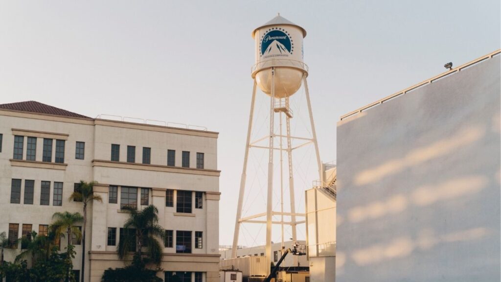 The Paramount studio lot in Los Angeles, Nov. 7, 2025. Paramount’s merger with Warner Bros. would create a Hollywood colossus. (Ricardo Nagaoka/The New York Times)