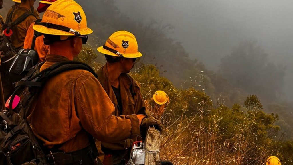 The Timber Fire has burned 4,545 acres in Monterey County and is 7% contained as crews strengthen containment lines near Big Sur and work to keep the fire south of the Big Sur River. (U.S. Forest Service)