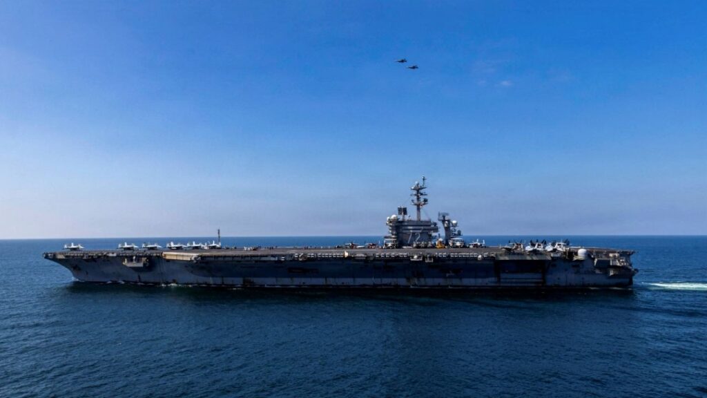 The U.S. Navy Nimitz-class aircraft carrier USS Abraham Lincoln sails in support of the Operation Epic Fury attack on Iran from an undisclosed location March 3, 2026. (Reuters File)