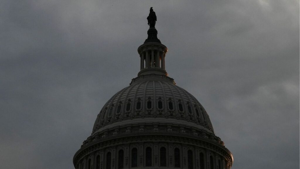 The dome of the U.S. Capitol as negotiations for the Senate's final votes of the legislative session continue, in Washington, D.C., U.S., August 7, 2026. Reuters/Nathan Howard