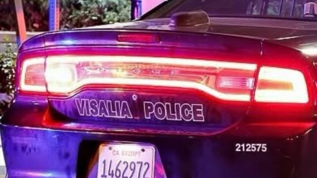 Visalia police arrested Ian Young, 41, in Coalinga in connection with an Aug. 21, 2026, stabbing that left a man with non-life-threatening injuries. (Visalia PD)
