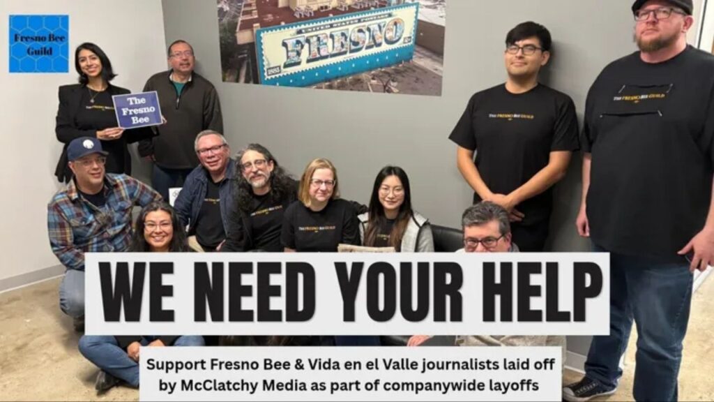 A GoFundMe created to help eight Fresno Bee employees facing layoffs has raised more than $4,000 toward a $6,000 goal. (GoFundMe)