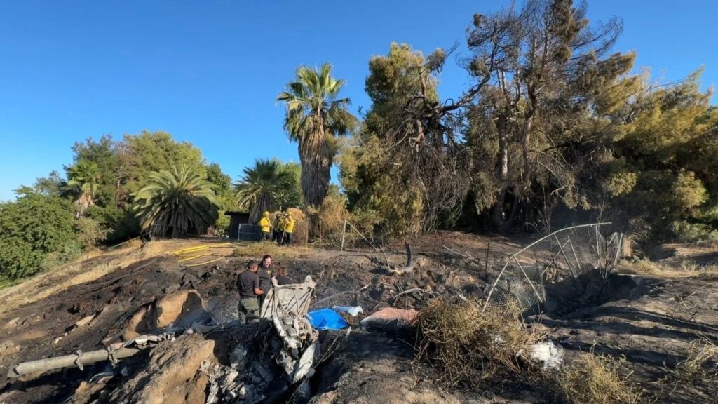 A Saturday afternoon plane crash near Sierra Sky Park in northwest Fresno left two people dead and two others critically injured. (Fresno County SO)