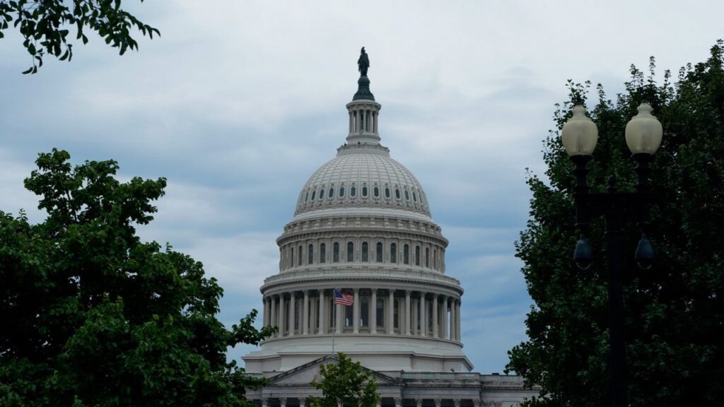 A general view of the U.S. Capitol building in Washington, D.C., U.S., June 18, 2026. REUTERS/Elizabeth Frantz