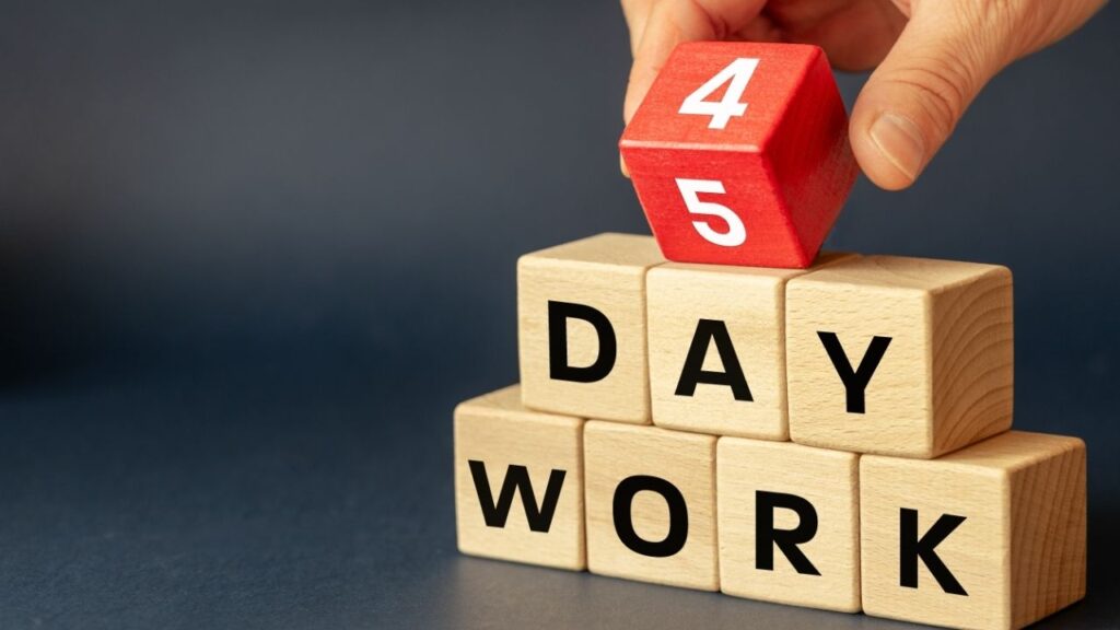 A new congressional proposal would gradually lower the federal standard workweek from 40 to 32 hours and require overtime pay beyond the new threshold. (Shutterstock)