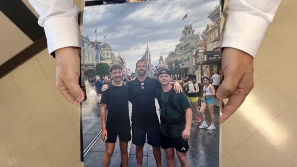 A photo, Stephen Said, was the last he took with his two sons when Caleb Quick was alive. (GV Wire)