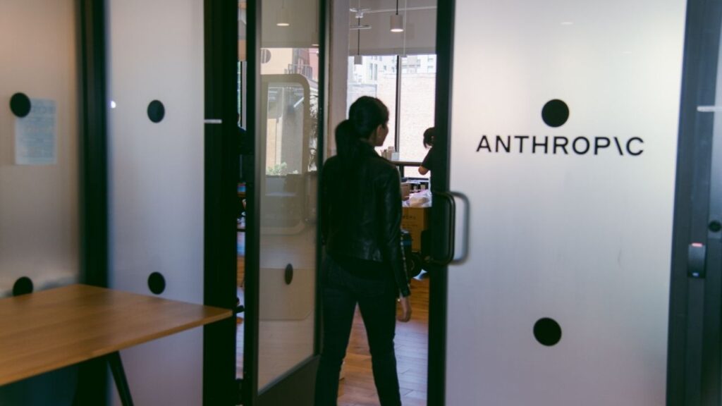 An employee enters the Anthropic office in San Francisco, Calif., on Wednesday, June 7, 2023. The report Anthropic published on Thursday cataloged a litany of misuses of its A.I. models, including the chatbot Claude, over the past eight months. (Marissa Leshnov/The New York Times)
