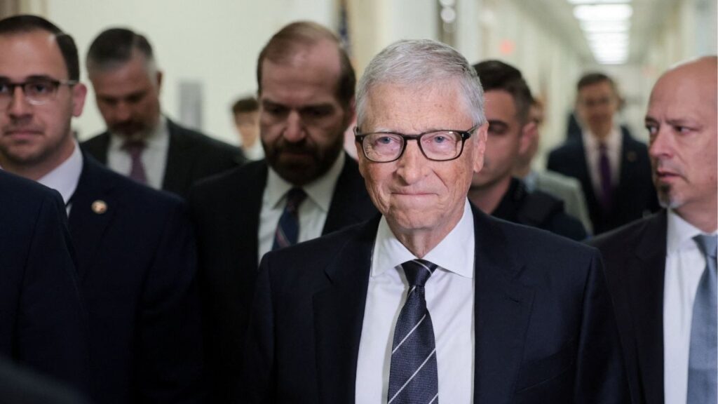 FILE PHOTO: Bill Gates arrives for a closed door interview before the House Oversight Committee investigating late financier and sex offender Jeffrey Epstein, on Capitol Hill in Washington, D.C., U.S., June 10, 2026. Reuters/Jonathan Ernst/File Photo
