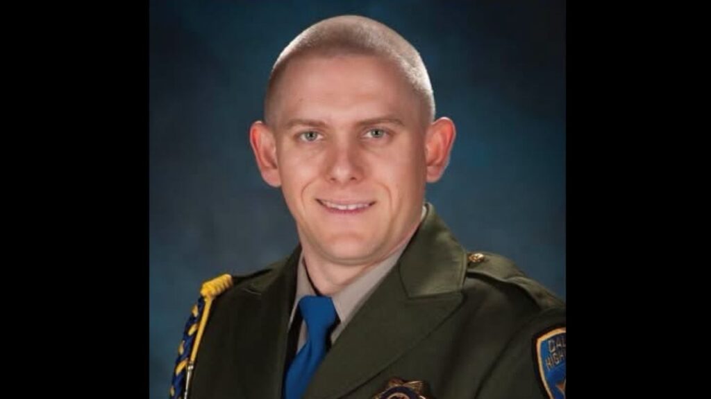 California Highway Patrol Officer Brian Liles, a 16-year veteran who previously served in Fresno, died Monday in an on-duty crash near Tipton. (Fresno PD)