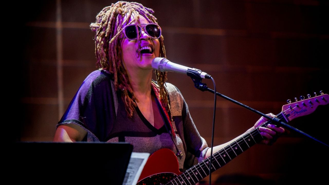 Cassandra Wilson performs with Black Sun at the BRIC House Ballroom in New York, March 16, 2014. Wilson, a Grammy Award-winning jazz singer and songwriter rooted in the blues tradition of her native Mississippi who became one of the most distinctive voices of her generation, died on Wednesday, Sept. 2, 2026, in Jackson, Miss. She was 70. (Brian Harkin/The New York Times)