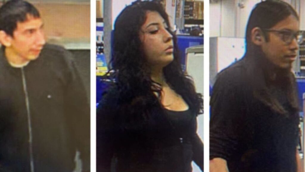 Clovis police are asking for the public’s help identifying three suspects wanted in a felony grand theft at Best Buy. (Clovis PD)