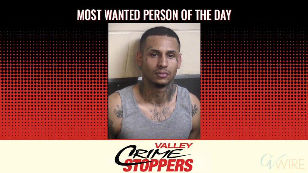 Deeshawn Lee Greene is Valley Crime Stoppers' Most Wanted Person of the Day for September 7, 2026. (Valley Crimes Stoppers)