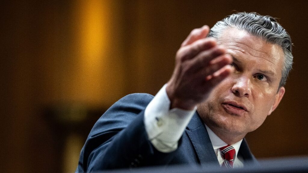 Defense Secretary Pete Hegseth appears at a hearing on Capitol Hill in Washington on July 21, 2026. Many current and former military leaders describe Hegseth as a secretary of defense increasingly at war with the institution he runs. (Haiyun Jiang/The New York Times)
