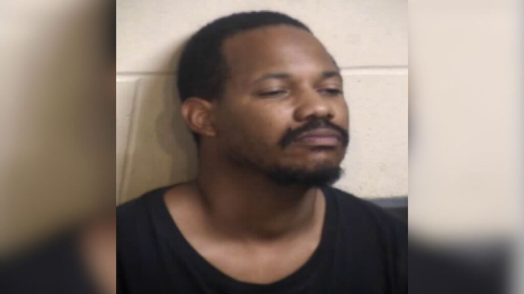 Demetrius Coleman, 36, was arrested Saturday on multiple charges, including robbery, pimping, pandering, and domestic violence-related offenses. (Fresno PD)