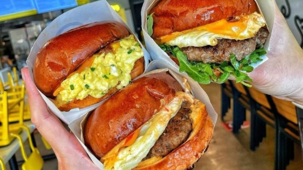 EggBred opens Saturday in Clovis with free food for its first 50 customers and a menu featuring breakfast burritos, sandwiches, burgers and cheesecake waffles. (Courtesy of EggBred)
