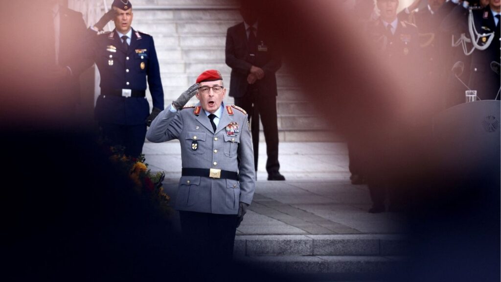 German Inspector General of the Bundeswehr Carsten Breuer attends swearing-in ceremony of German armed forces Bundeswehr soldiers, on the occasion of the 82nd anniversary of July 20, 1944, in Berlin, Germany, July 20, 2026. Reuters/Nadja Wohlleben