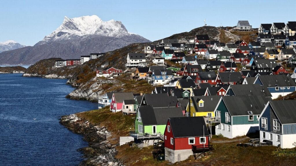 Houses stand in front of the mountain Sermitsiaq, in Nuuk, Greenland, September 19, 2026. (Reuters File)