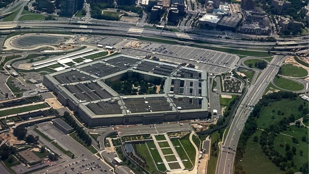 The Pentagon building in Arlington, Va., on Aug. 13, 2023. United States government investigators have taken the extraordinary step of subjecting roughly 50 members of the U.S. military’s Joint Staff to polygraph tests over leaks to journalists, including about how the Iran war has created a shortage of crucial munitions, according to officials briefed on the move. (Kenny Holston/The New York Times)