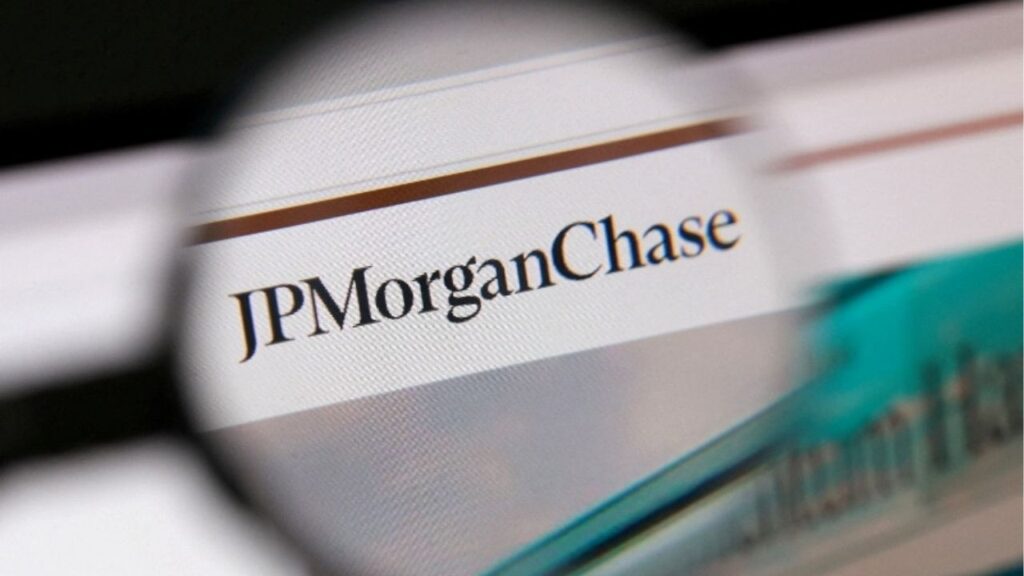 FILE PHOTO: JPMorgan Chase logo appears in this illustration created on December 1, 2025. Reuters/Dado Ruvic/Illustration/File Photo