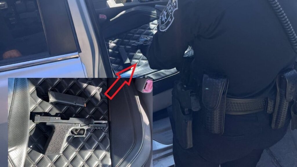 Madera police arrested two men who allegedly tried to flee a traffic stop and recovered a ghost gun. (Madera PD)