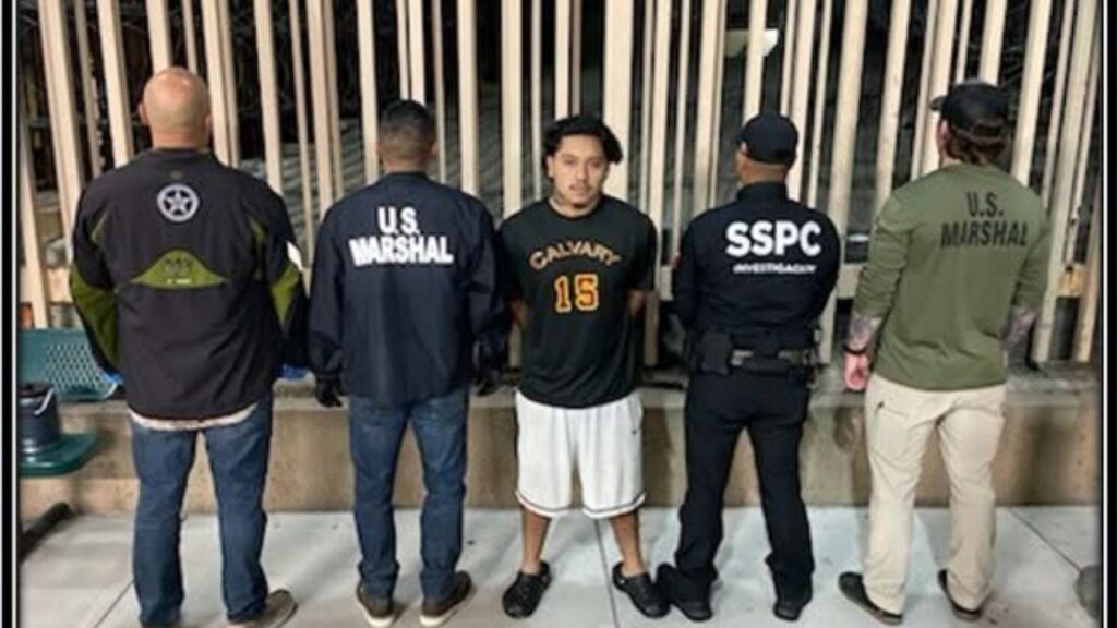 Merced police say Moises Reyes, 20, was captured after investigators tracked him to Mexico with help from U.S. and Mexican authorities. (Merced PD)