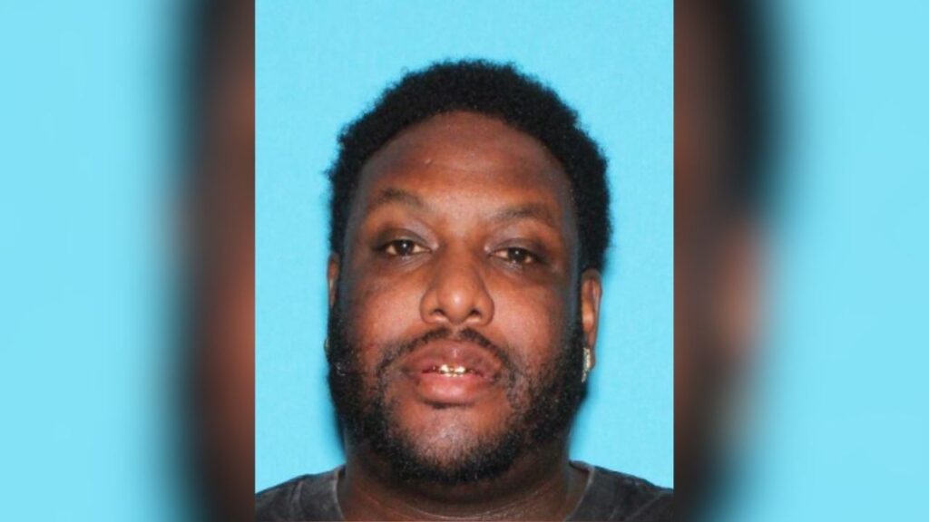 Paul Benefield, 39, of Fresno, was arrested after police said he opened fire during an argument at a birthday party, wounding a 23-month-old child and an adult man. (Fresno PD)