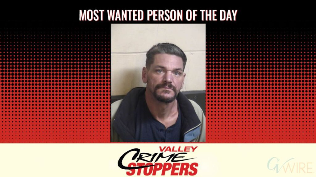 Robert Dennis Lewis is Valley Crime Stoppers' Most Wanted Person of the Day for Sept. 3, 2026. (Valley Crimes Stoppers)