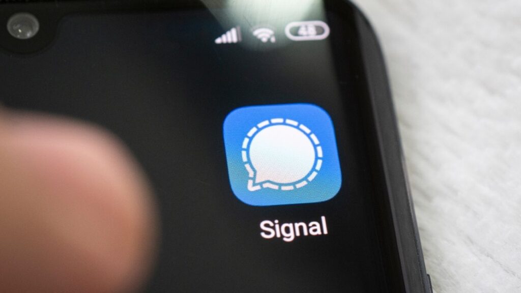 Signal, an encrypted communications application, is reportedly down for thousands of users on Friday, according to Downdetector.com. (Shutterstock)