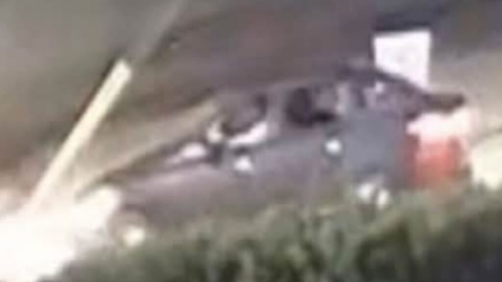 The Kern County Sheriff’s Office is seeking information about people in a dark-colored sedan seen leaving the scene of a May double homicide. (Kern County SO)