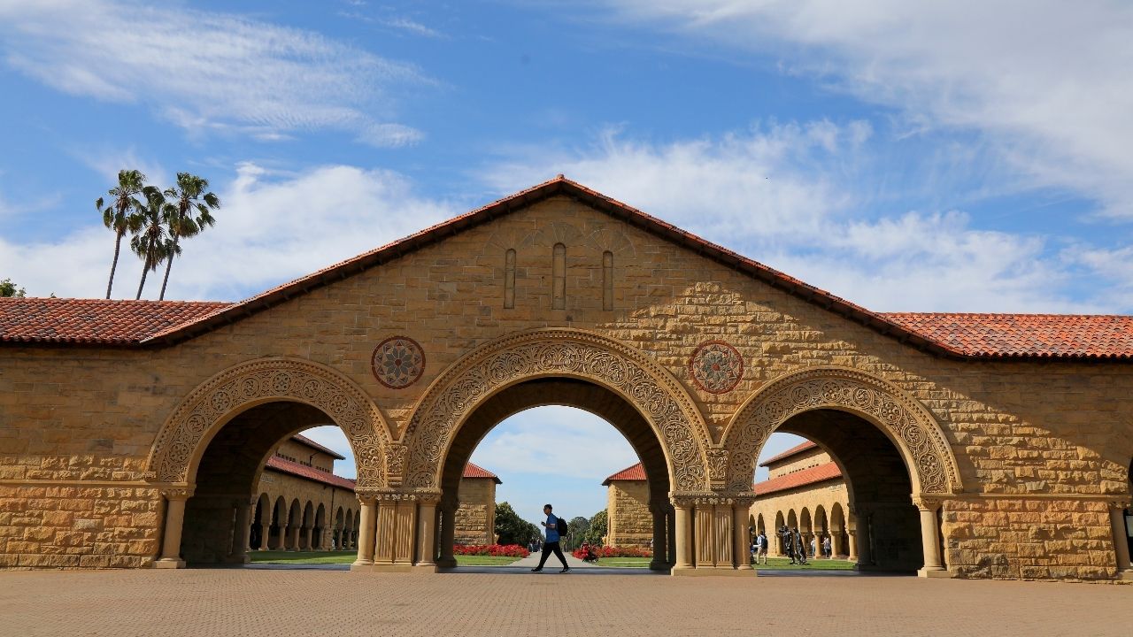 The Stanford University campus in Palo Alto, Calif., on July 2, 2019. Universities have been accused of doctoring photos to showcase diversity in the past, but in this case, Stanford University used AI to replace a Hispanic young man, who said it was upsetting to be “erased,” with a Black woman. (Jim Wilson/The New York Times)