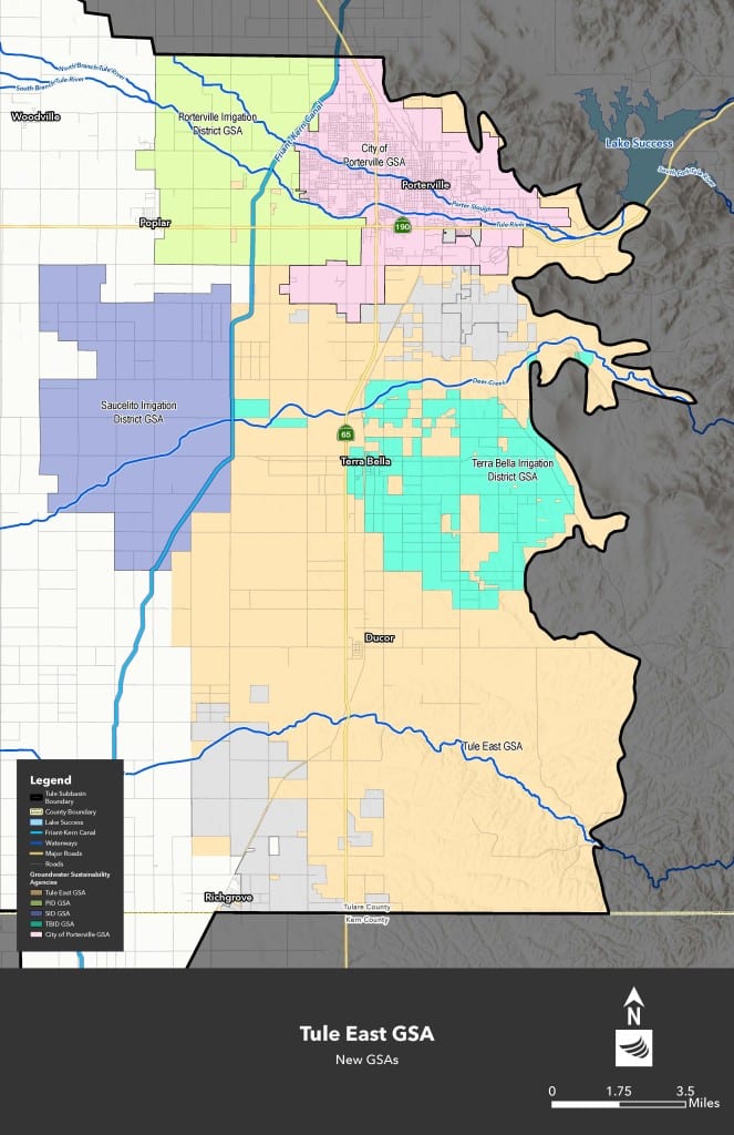 East Tule GSA Map