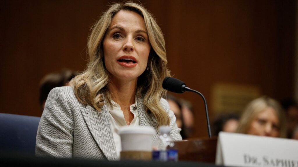 U.S. Surgeon General nominee Dr. Nicole Saphier testifies before the Senate Health Education, Labor and Pensions Committee on Capitol Hill in Washington, D.C., U.S., September 16, 2026. REUTERS/Evan Vucci