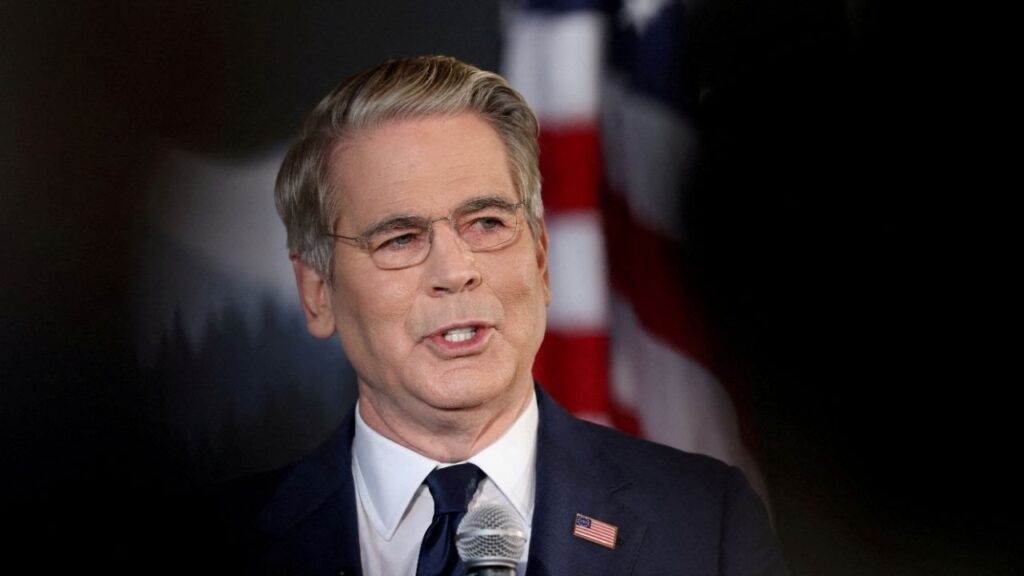 U.S. Treasury Secretary Scott Bessent speaks during a "fireside chat", as finance ministers and central bank governors from G20 countries meet in Asheville, North Carolina, U.S., September 1, 2026. (Reuters File)
